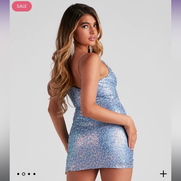 Windsor blue mini dress - Picture 2 of 3